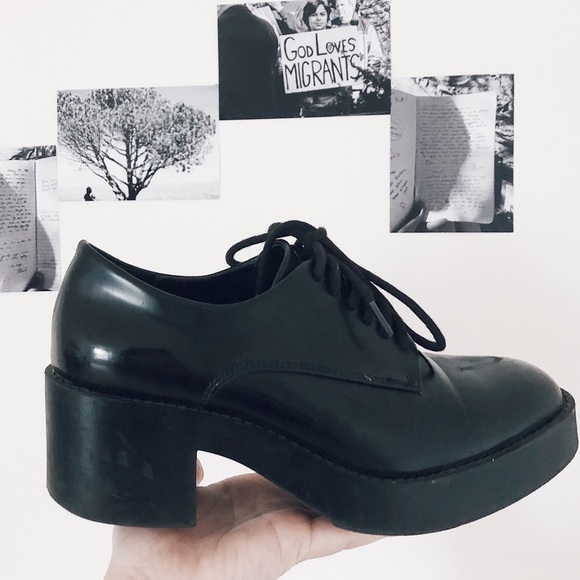 Zara Shoes - Zara Chunky Platform Heels | Size 6